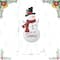 Glitzhome® 36" Lighted Metal Christmas Snowman Yard Stake with Colorful Bulbs